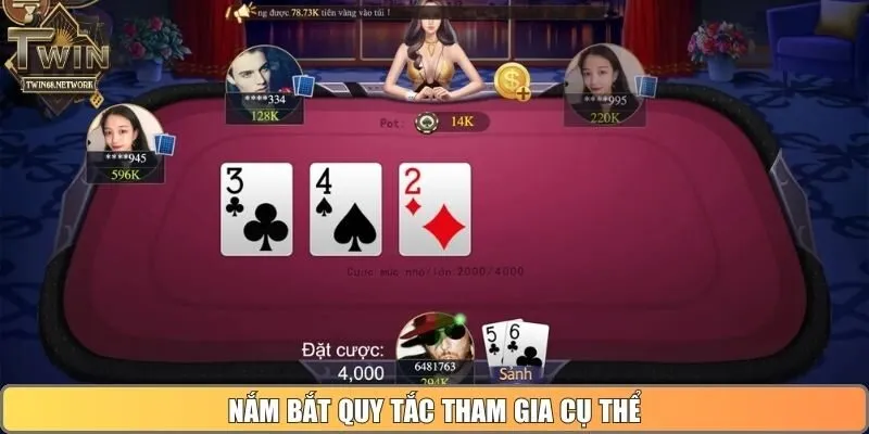 Nắm bắt quy tắc tham gia cụ thể